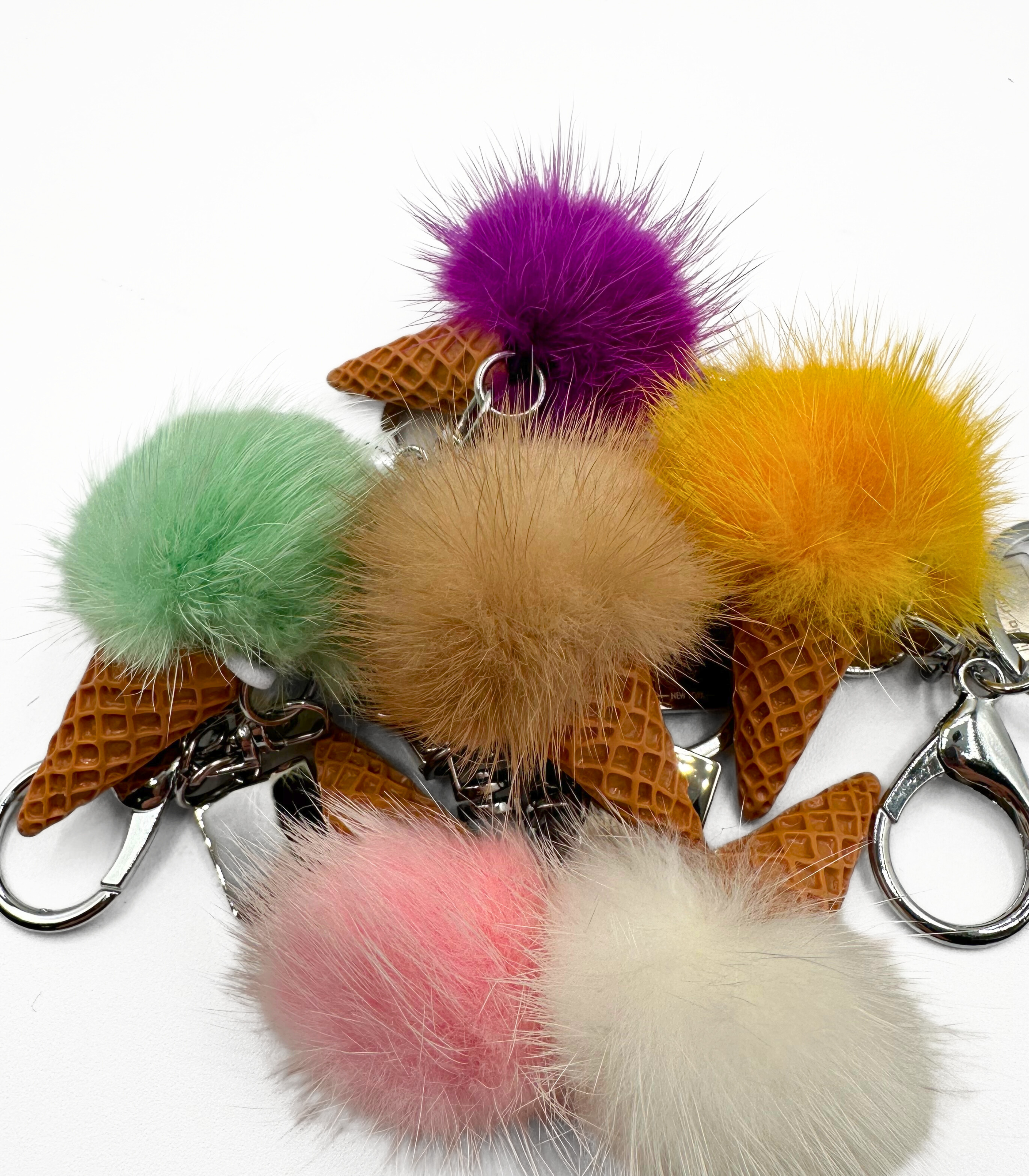 Linda Richards Mini Mink Ice Cream Key Chains