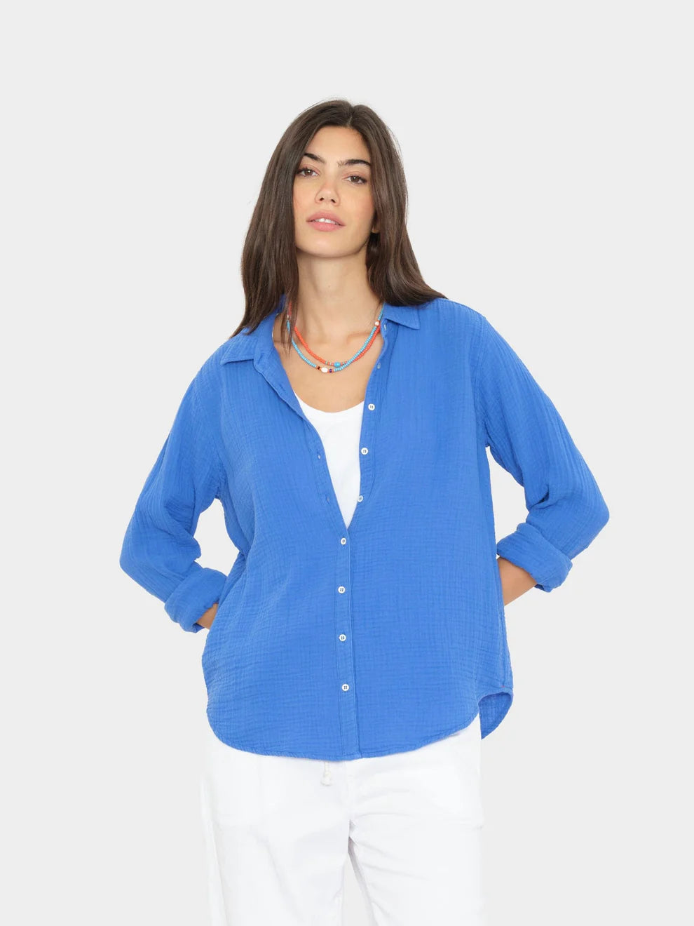 Xirena Scout Shirt - Nautical Blue