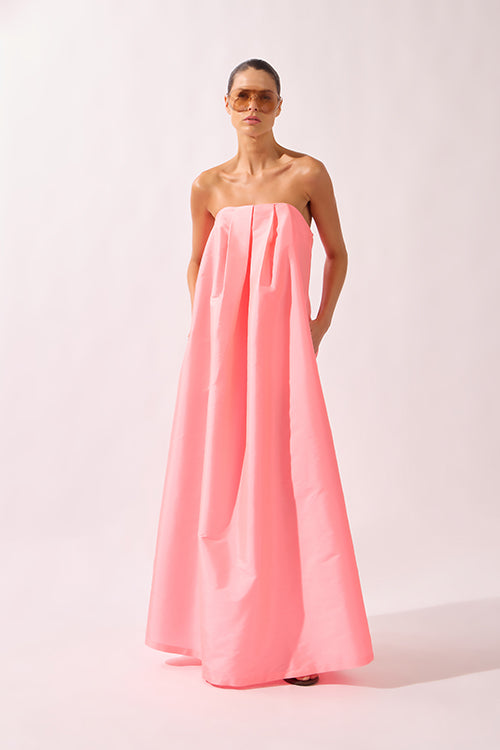 VOLUMINOUS MAXI DRESS