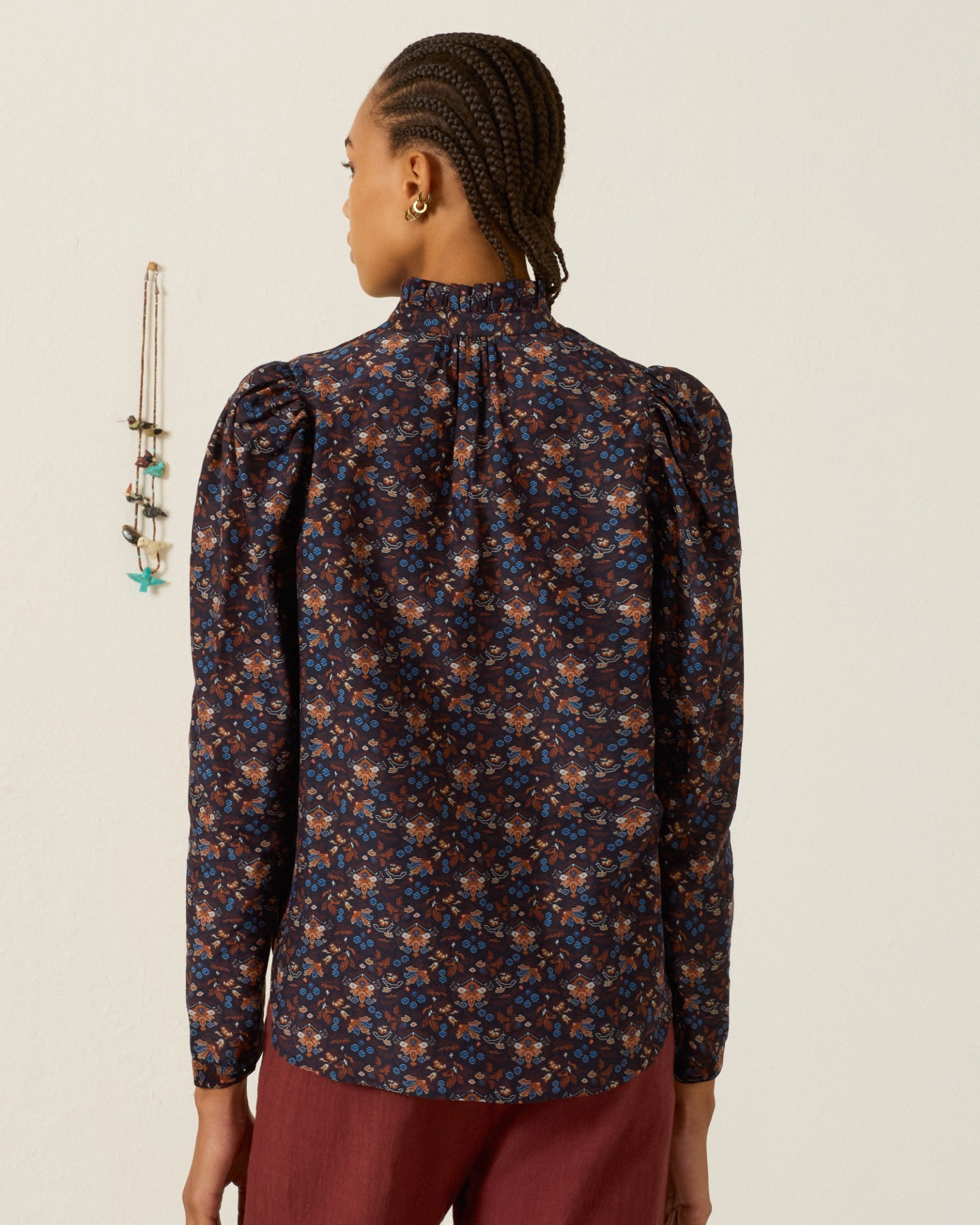 Artemis Indigo Kilim Shirt